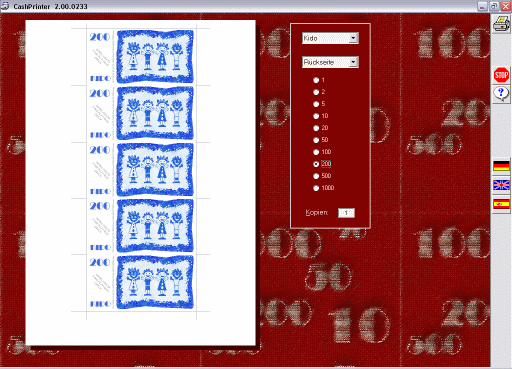 Euro Printer Screenshot